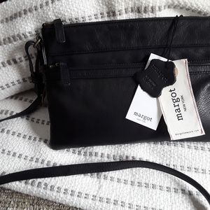 Margot New York ...all leather crossbody bag